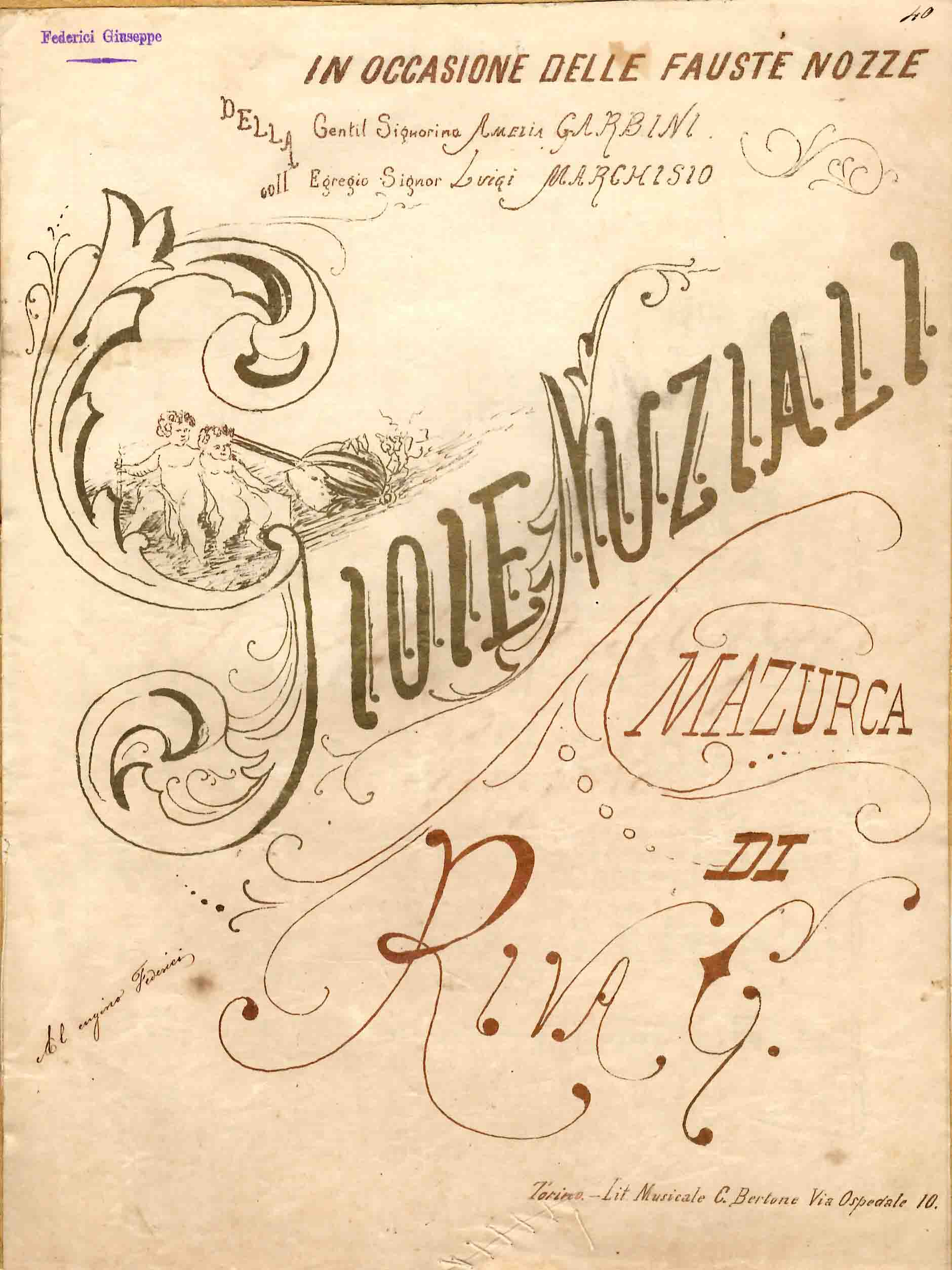 Gioie nuziali. Mazurka